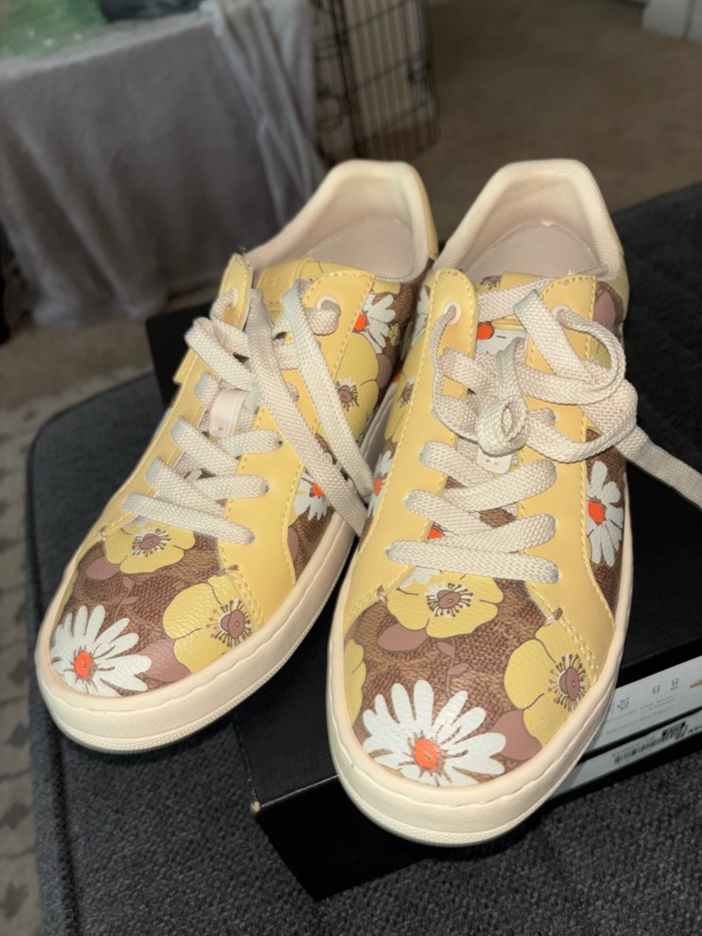 Women's Lowline Coated Canvas Sneakers - Vanilla
